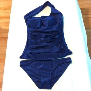 Navy Blue Tankini Size M